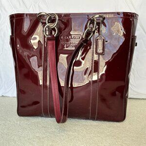 Coach Patent Leather Tote